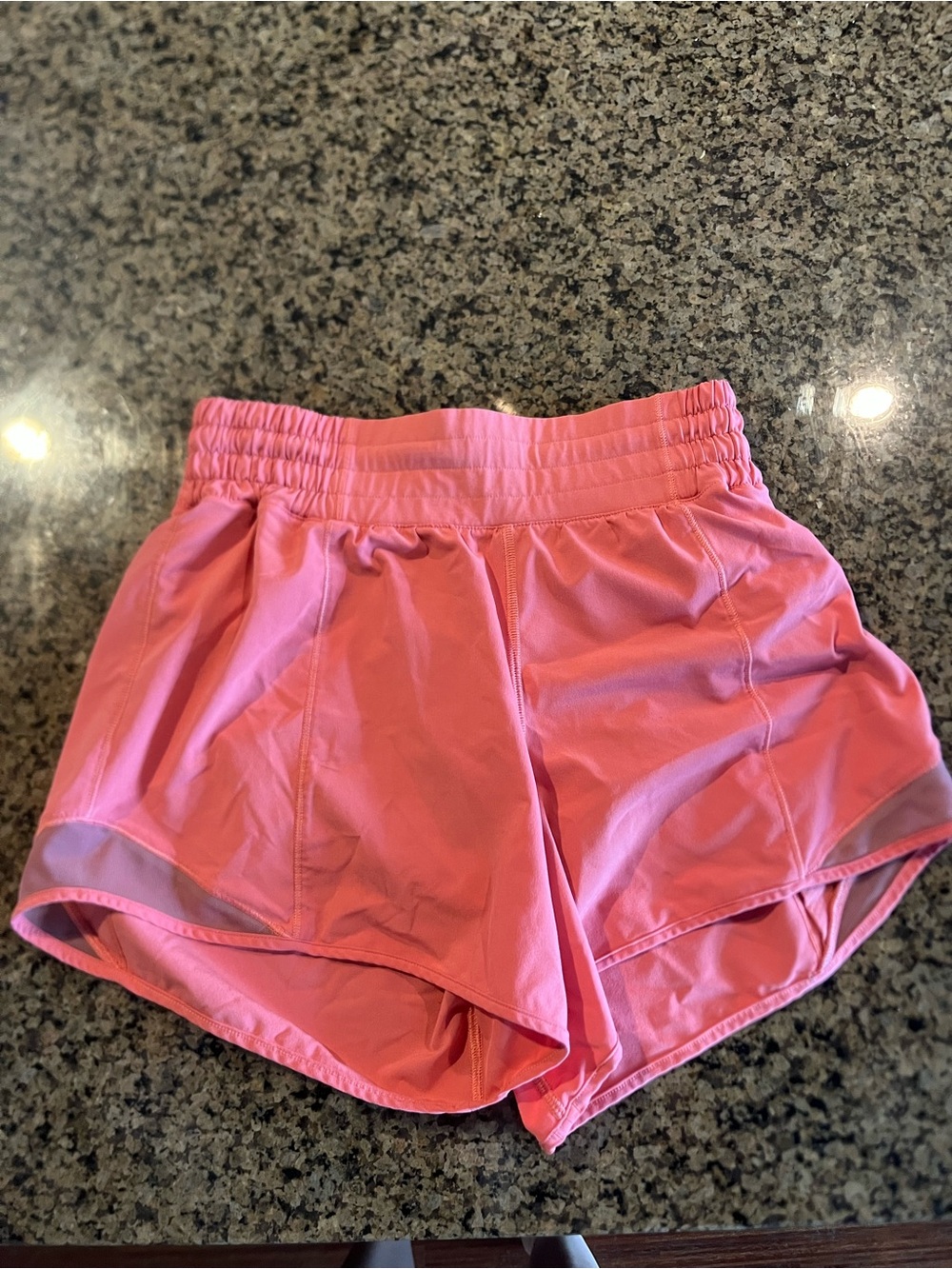 lululemon athletica Coral Pink Athletic Shorts